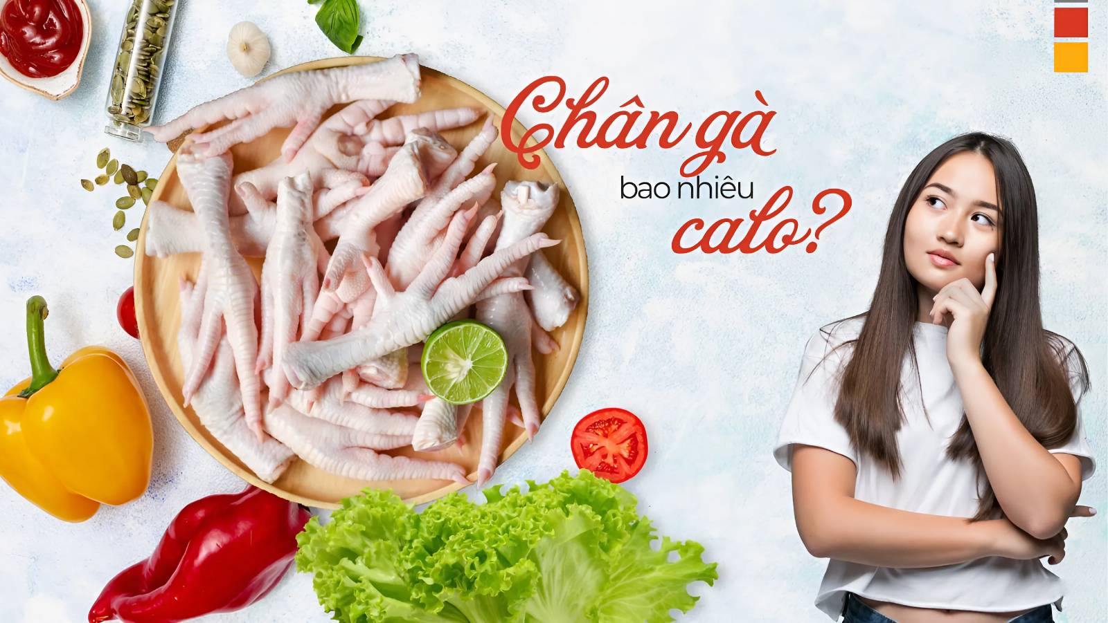 chân gà sốt thái bao nhiêu calo