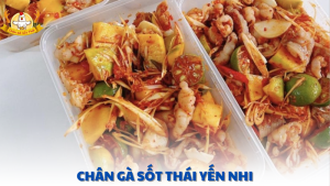 chân gà sốt thái yến nhi